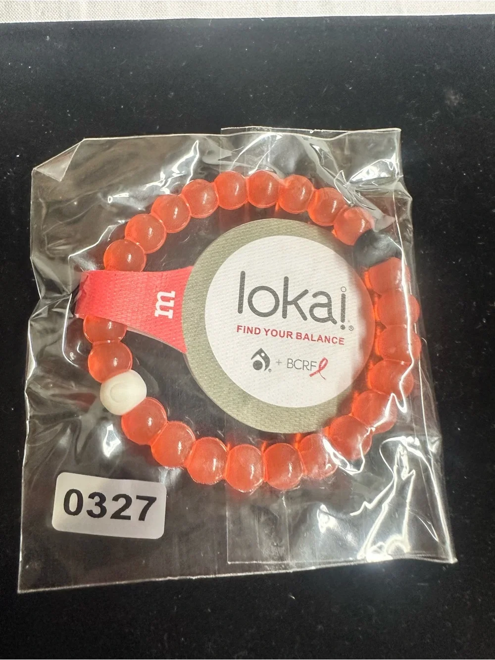 Lokai Kids Red Beaded Balance Bracelet with Signature Beads